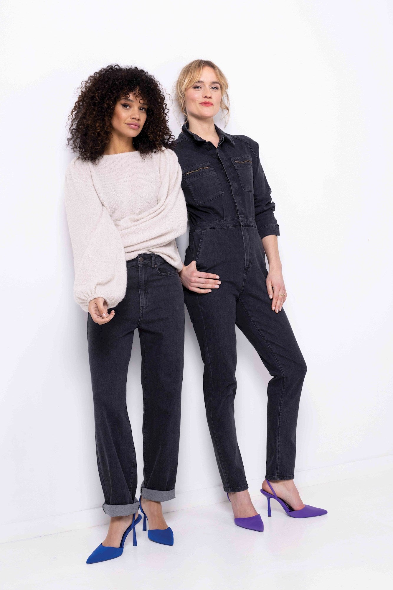 Jazzy Balloon Leg - Washed Black