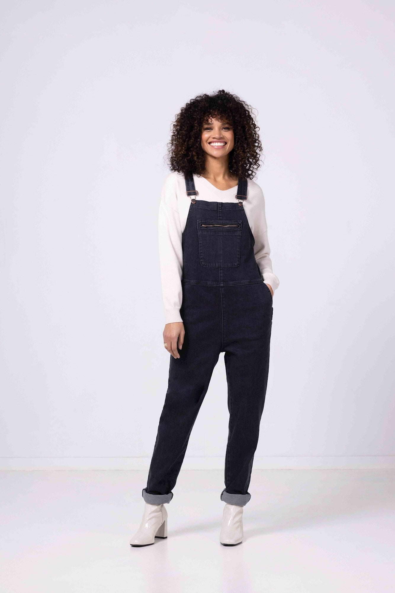 Lovi Dungaree - Washed Black