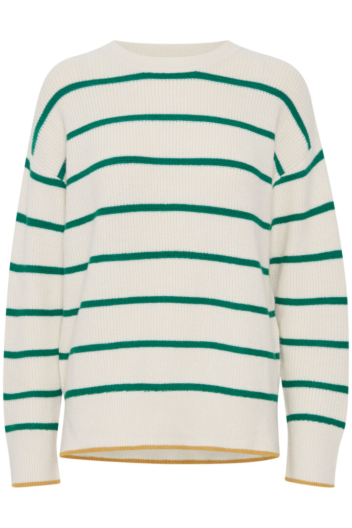 Bymilo - Stripe Jumper 3 - Cadmium Green