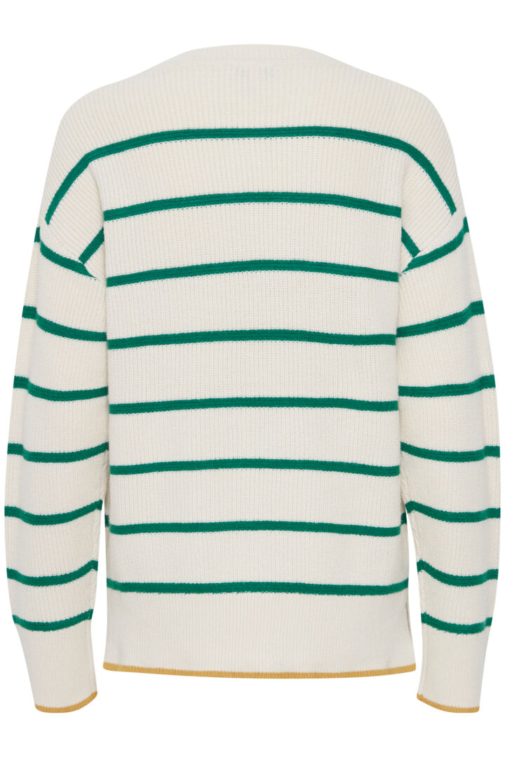 Bymilo - Stripe Jumper 3 - Cadmium Green