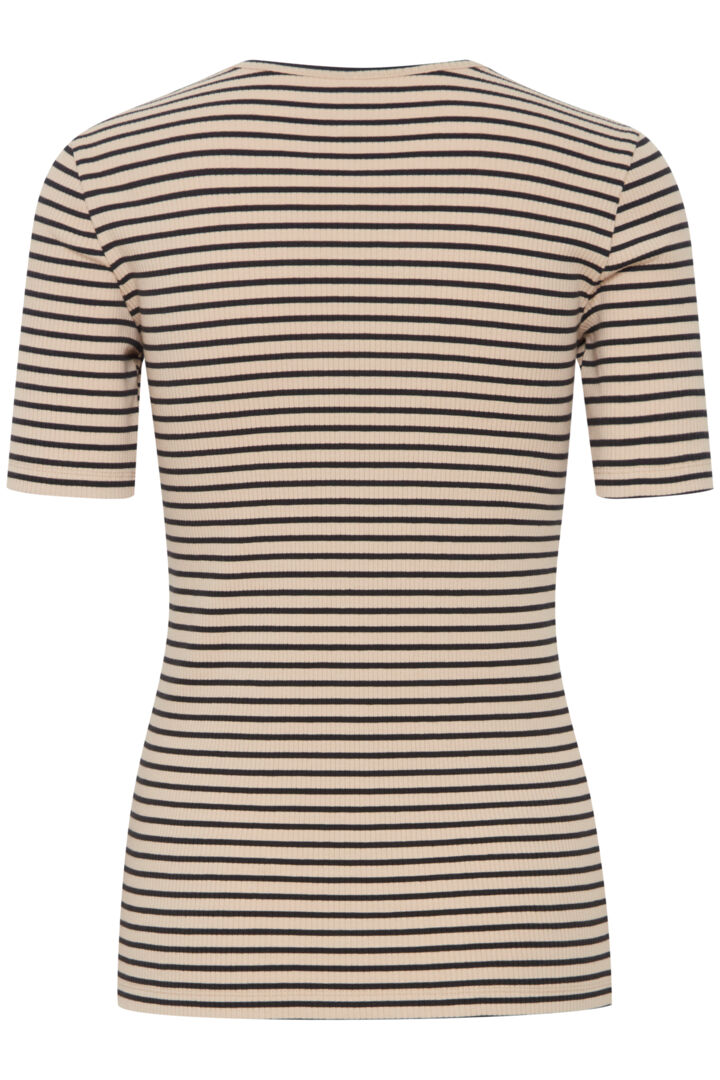 Pzhavana SS Tshirt - Irish Cream Striped