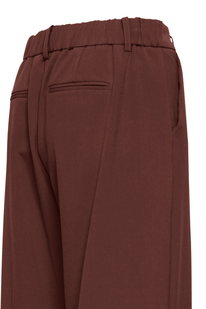 Bydanta Wide Leg Pants 2 - Woven - Chicory Coffee
