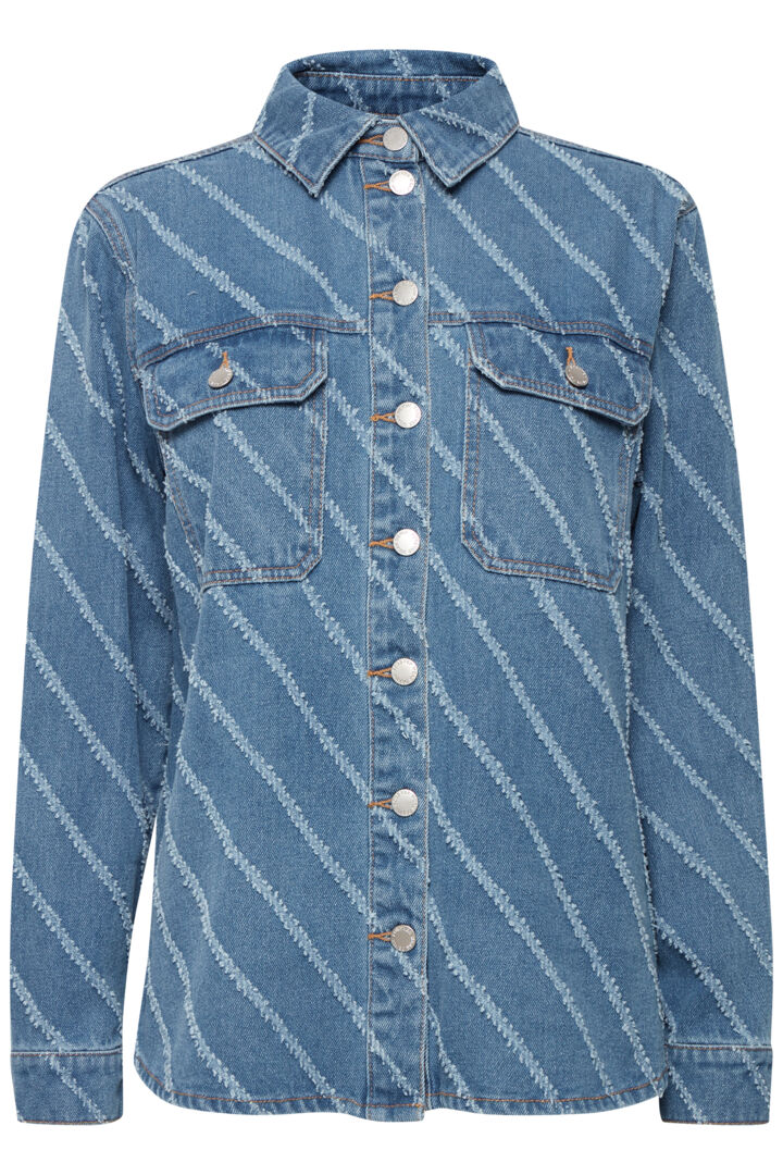 Bykitta Shirt - Mid Blue Denim
