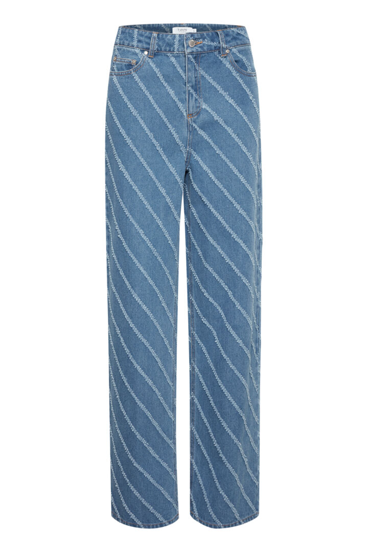 Bykato Bykitta Jeans - Mid Blue Jeans