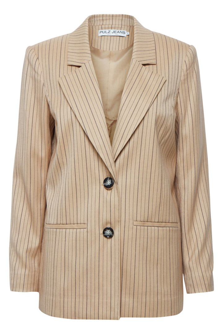 Pzjanna Blazer - Irish Cream Stripe