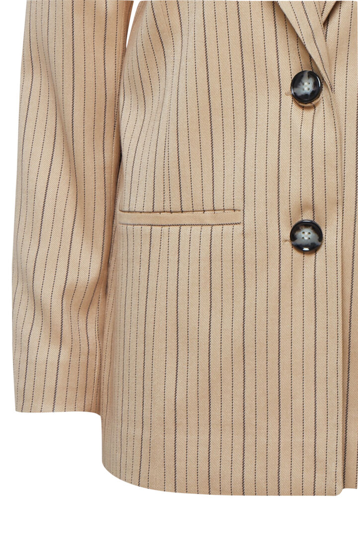 Pzjanna Blazer - Irish Cream Stripe