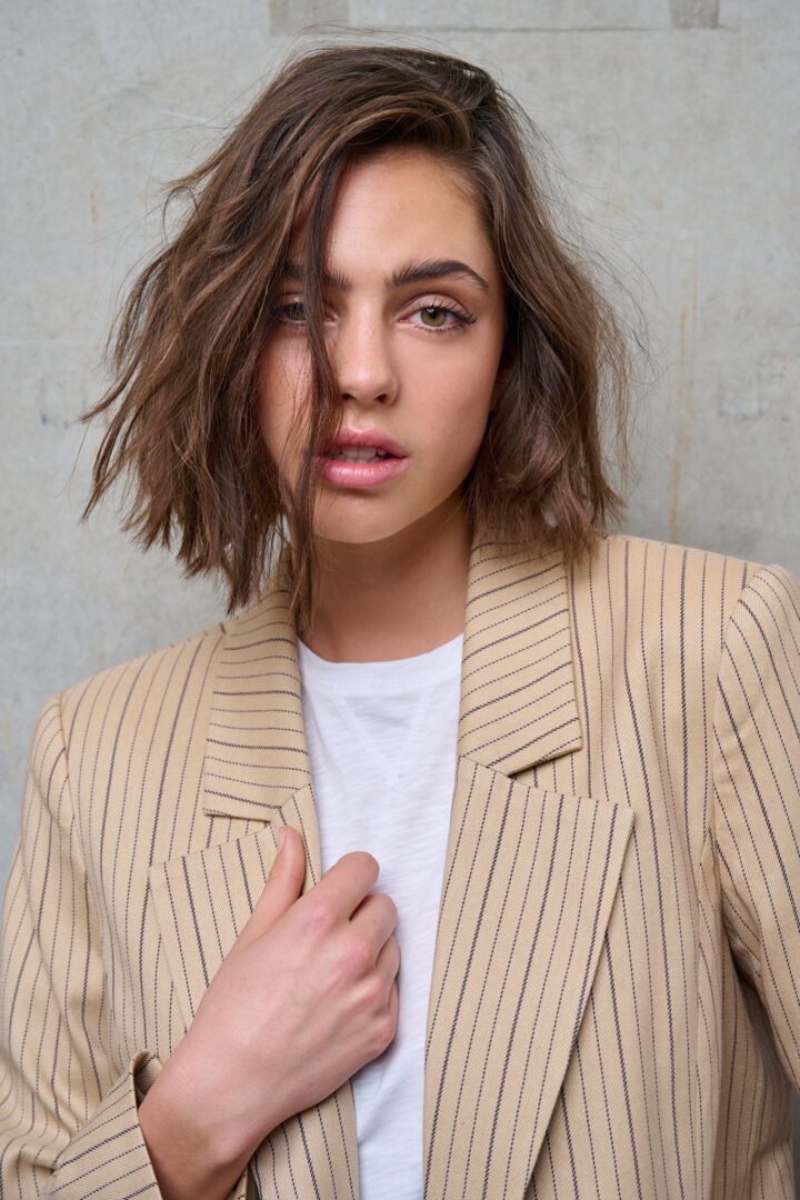 Pzjanna Blazer - Irish Cream Stripe
