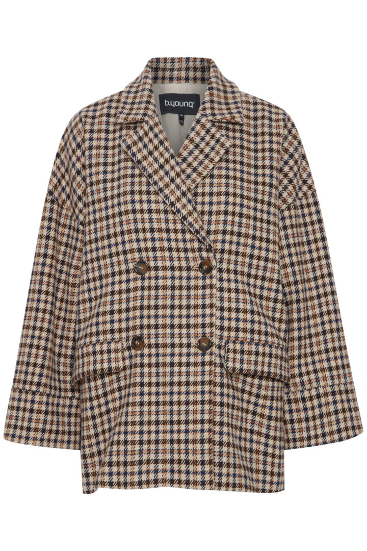 Bybitine Coat - Outerwear - Poseidon Mix