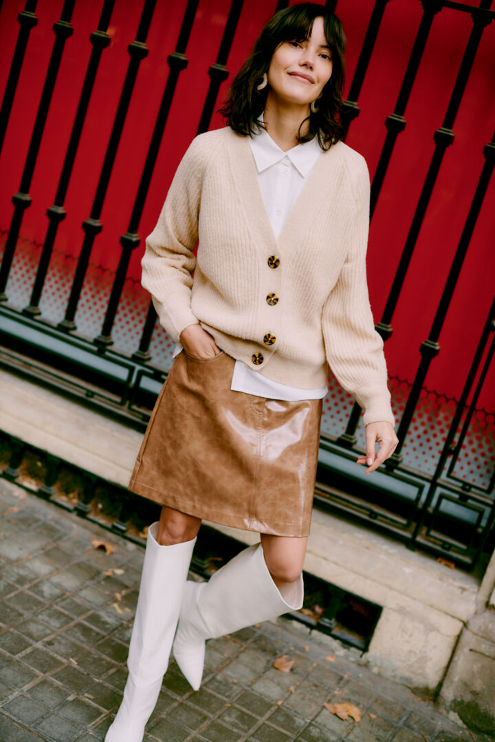 Bydafne Skirt - Toasted Coconut