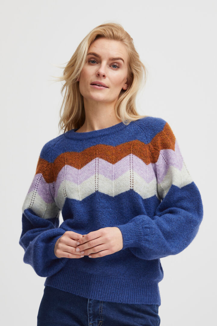Pzmimi Pullover - Surf The Web Melange