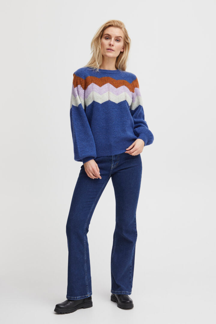 Pzmimi Pullover - Surf The Web Melange