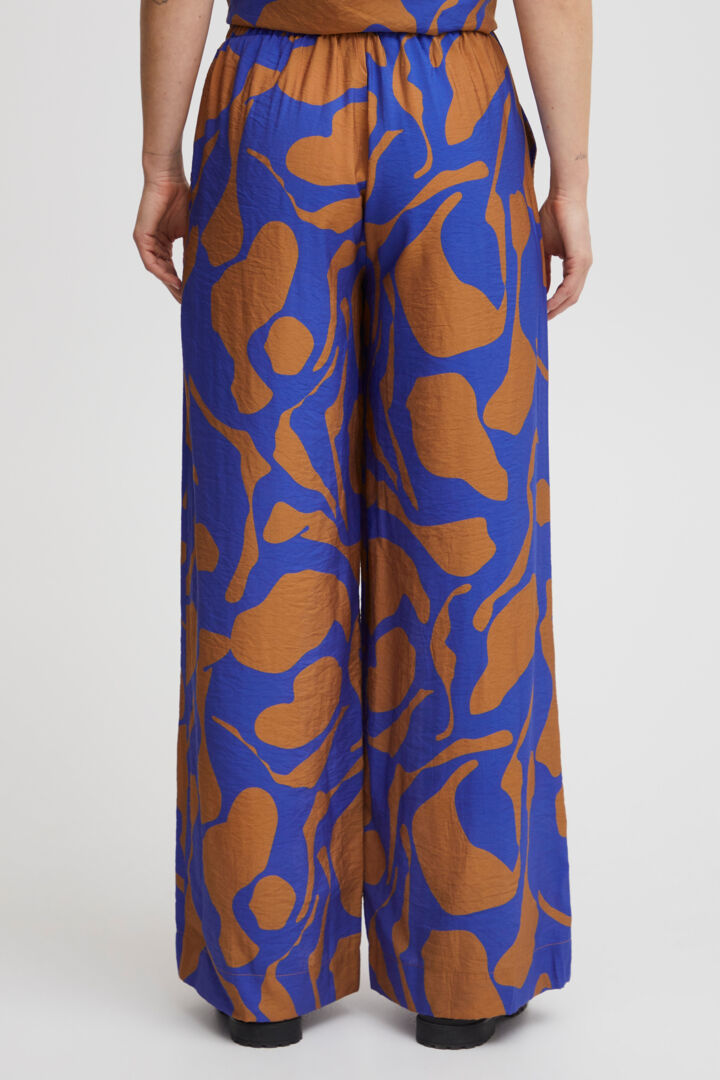 Pzdelphi Pant - Tobacco Brown Printed