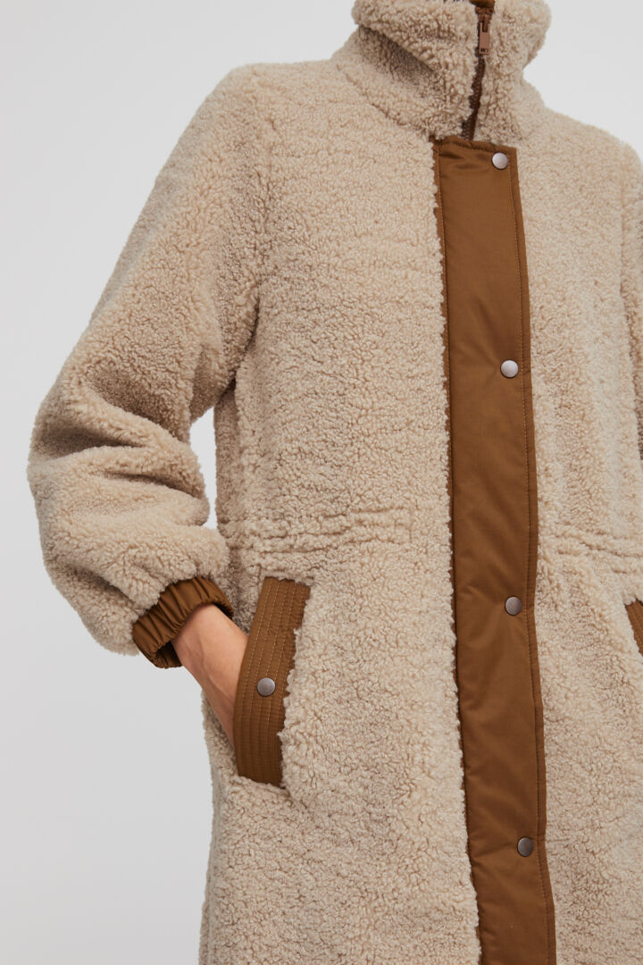 Bycanto Coat 4 Outerwear - Cement Mix