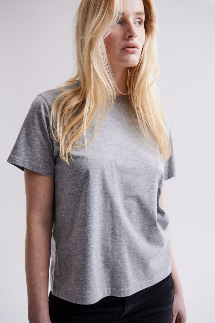 Ihpalmer Loose SS - Grey Melange