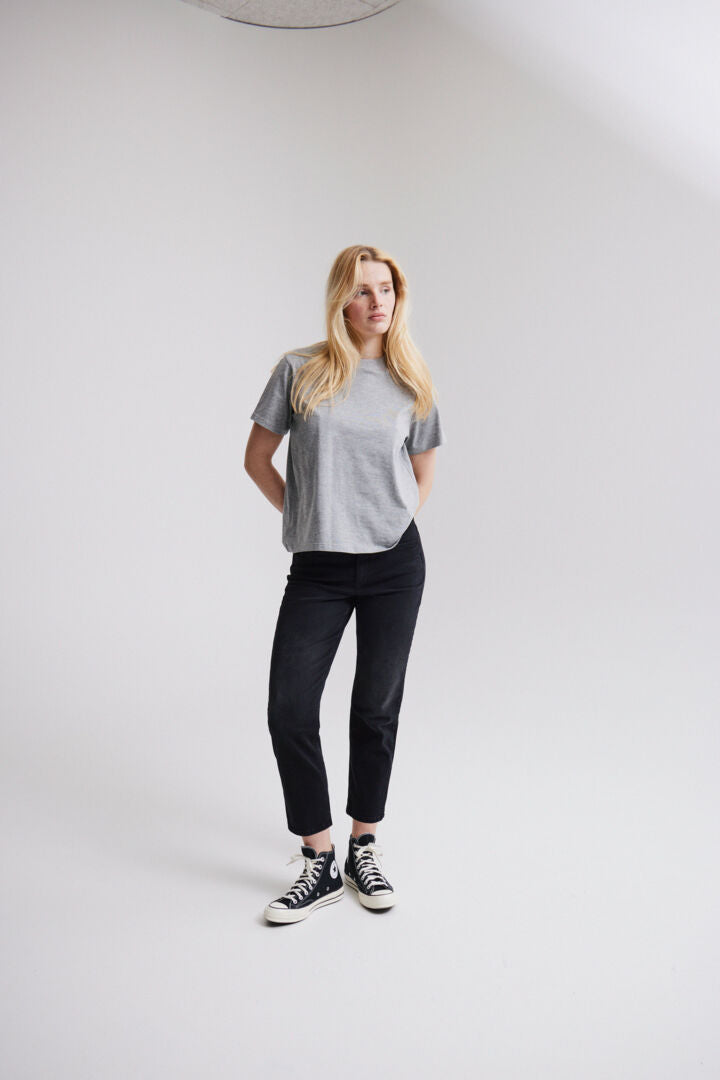 Ihpalmer Loose SS - Grey Melange