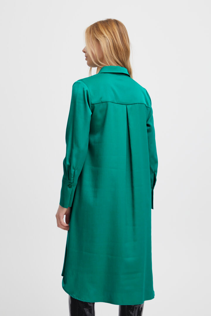 Byjimsa Shirt Dress - Cadmium Green