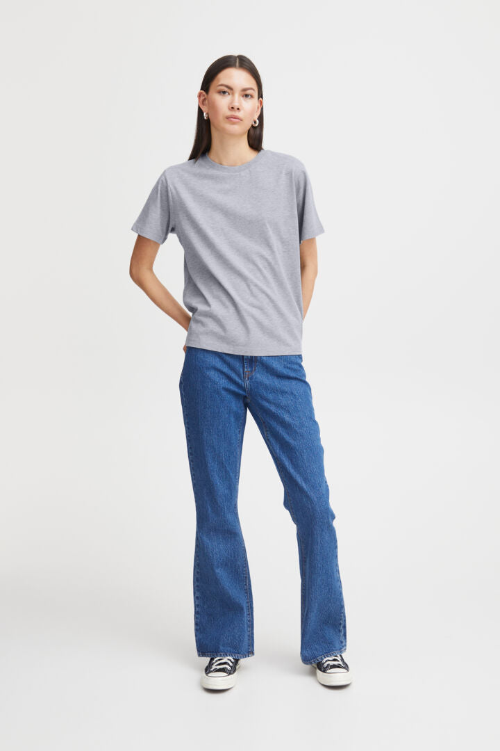 Ihpalmer Loose SS - Grey Melange