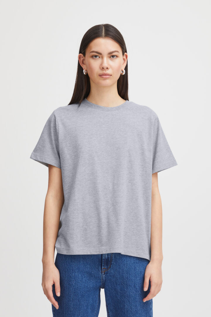 Ihpalmer Loose SS - Grey Melange