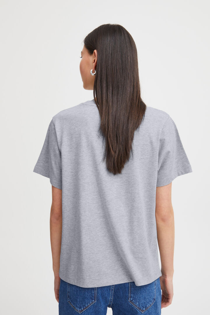 Ihpalmer Loose SS - Grey Melange