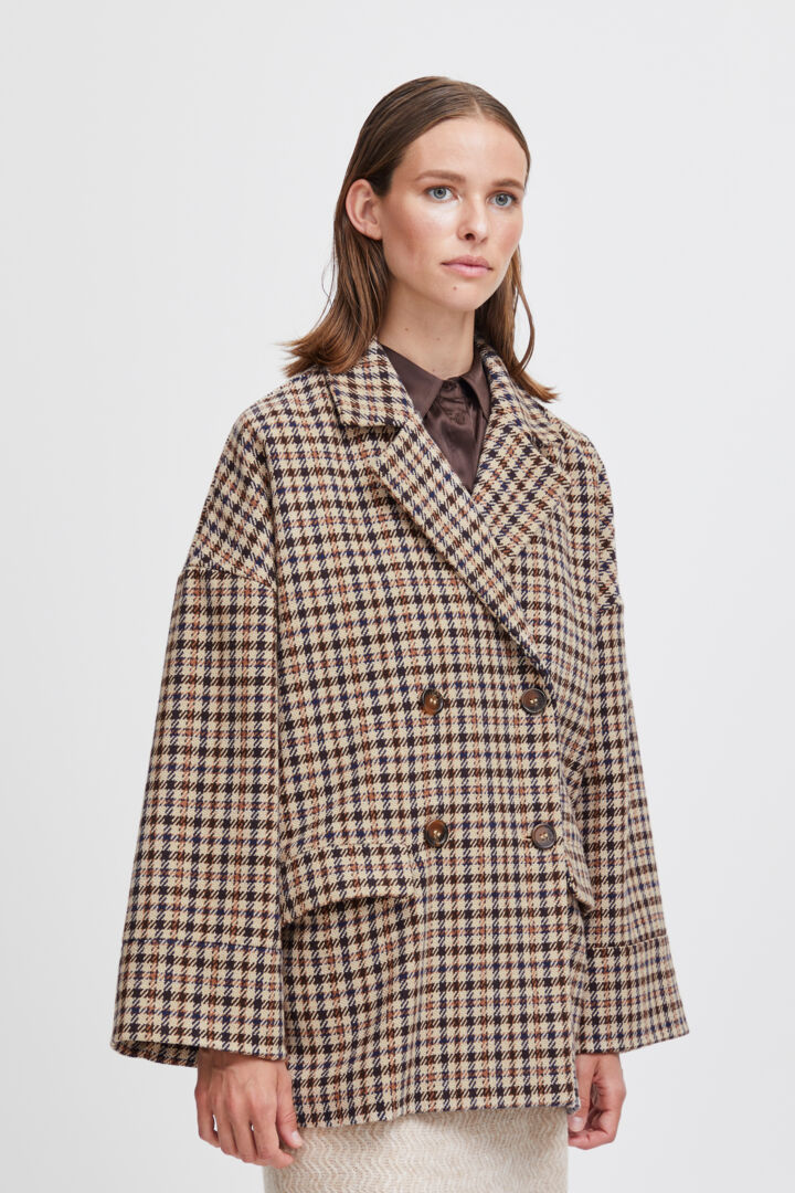 Bybitine Coat - Outerwear - Poseidon Mix