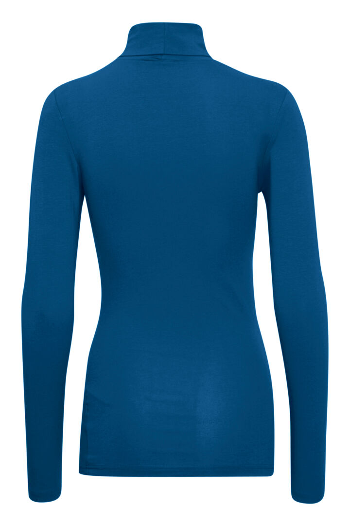 Pamila Roll Neck Jersey - Poseidon