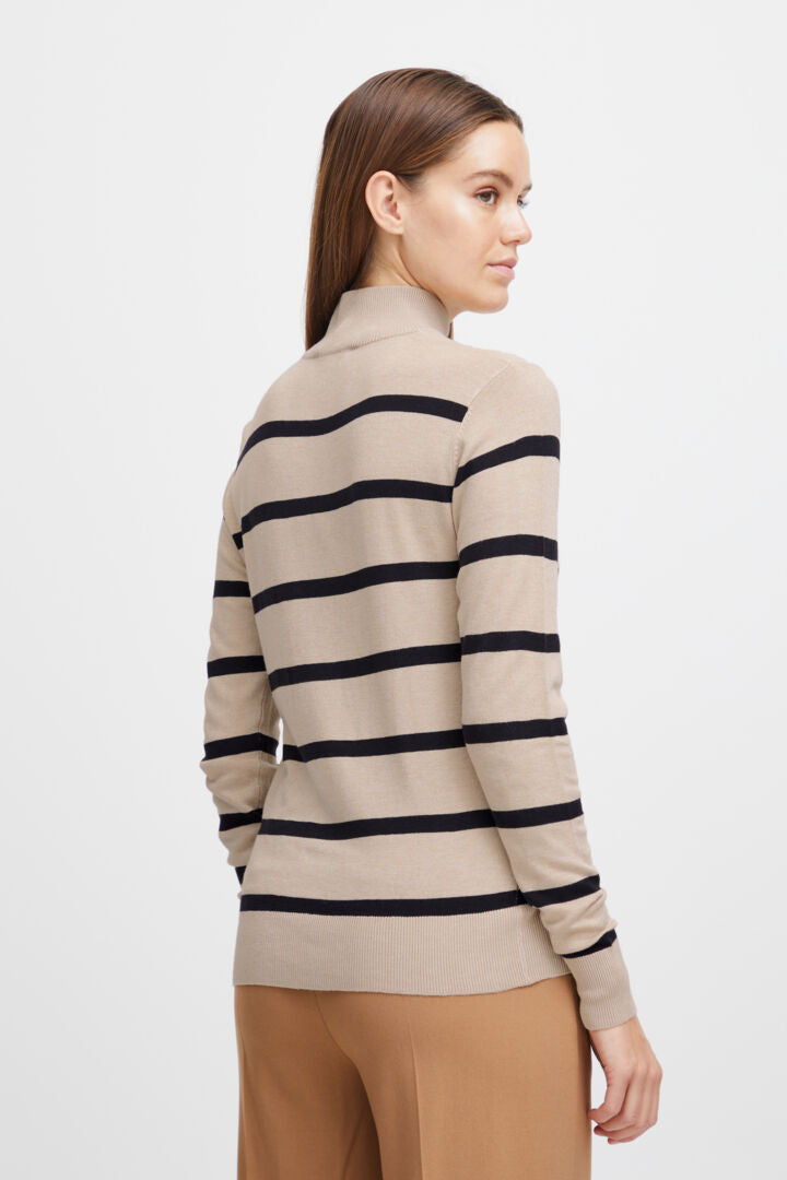 Bymmpimba1 Button Jumper - Cement Mix