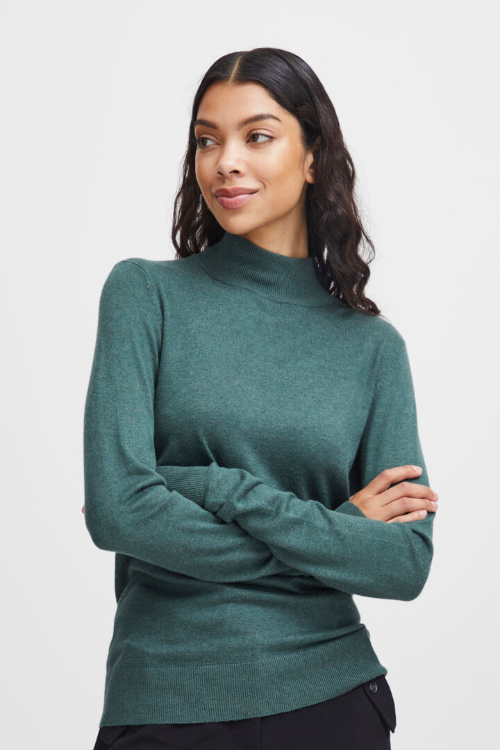 Bymmpimba1 Button Jumper - Cilantro Melange