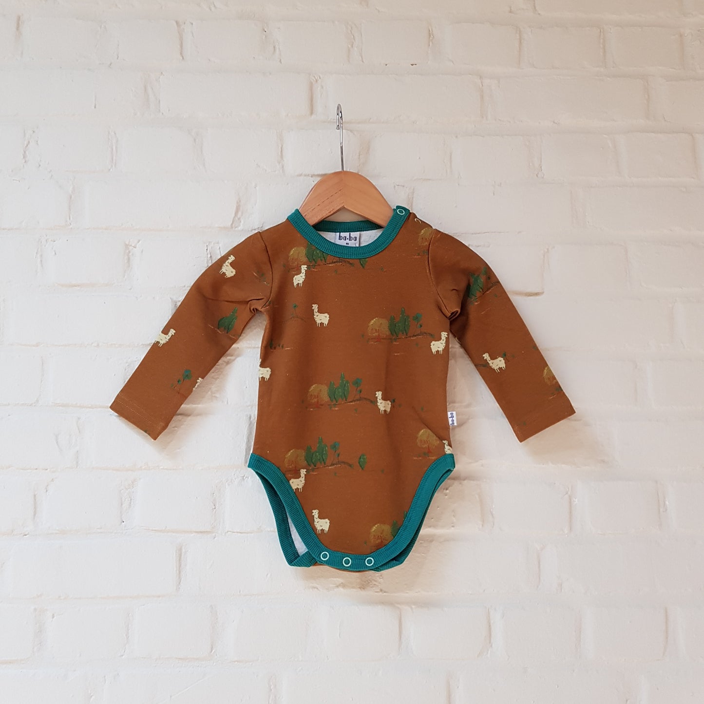 Body Long Sleeves Fleece Lycra Brushed - Alpaca
