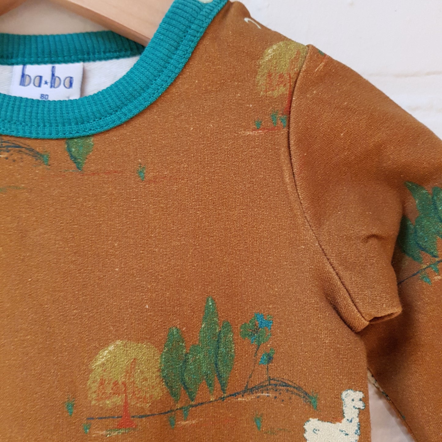 Body Long Sleeves Fleece Lycra Brushed - Alpaca