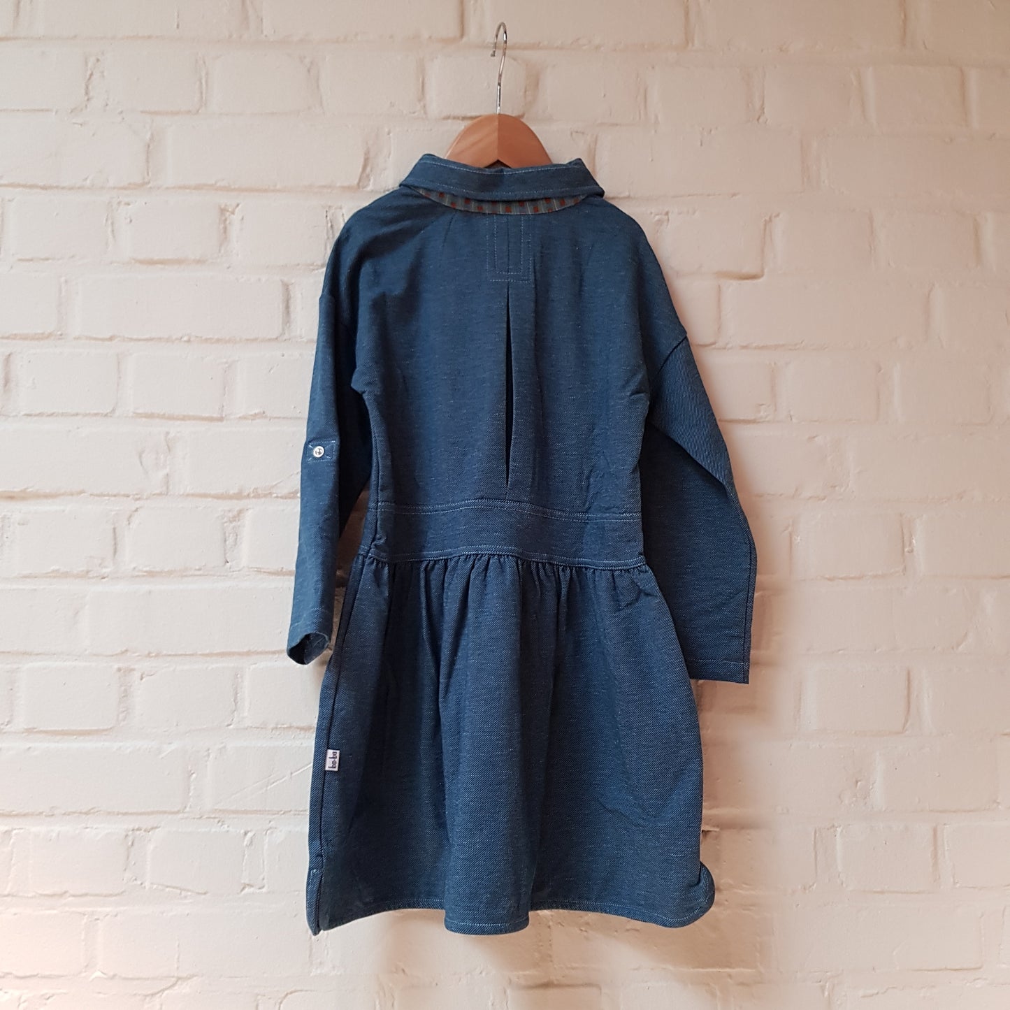 Geertje Dress - Punto Di Milano Blue
