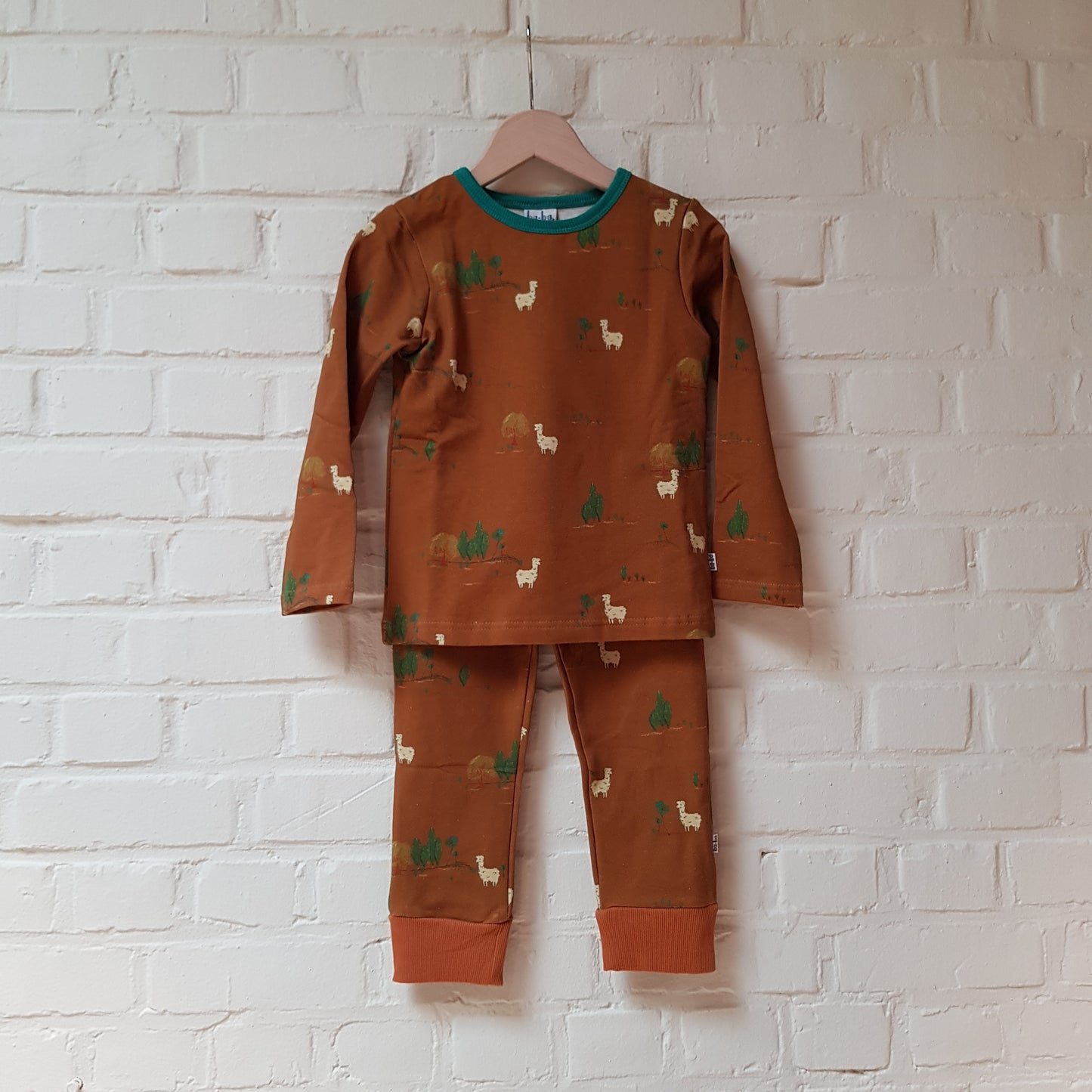 Pyjama Long Fleece Lycra Brushed - Alpaca