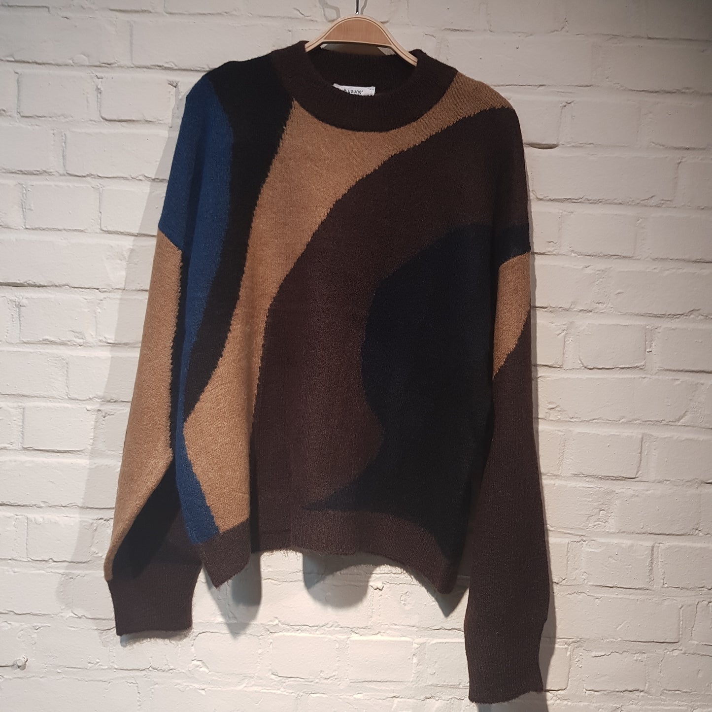 Bymartine Jacquard Jumper - Poseidon Mix