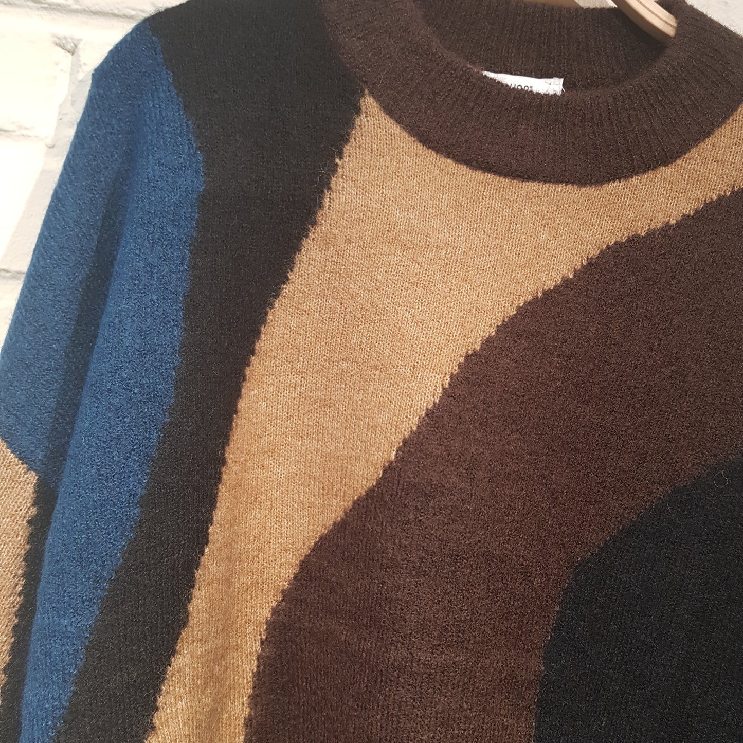 Bymartine Jacquard Jumper - Poseidon Mix
