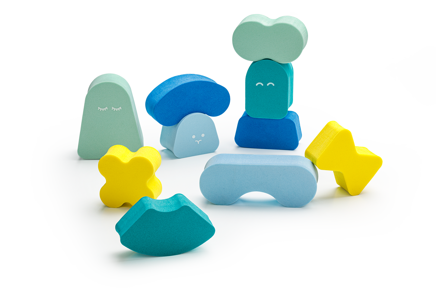 Blokki Stapelblokken - Minty Blue