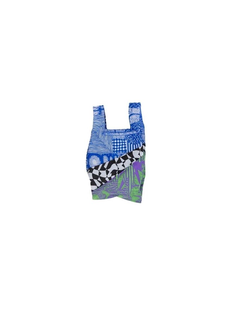 The New Shopping Bag - Endless Smoking Croissant Blue Medium