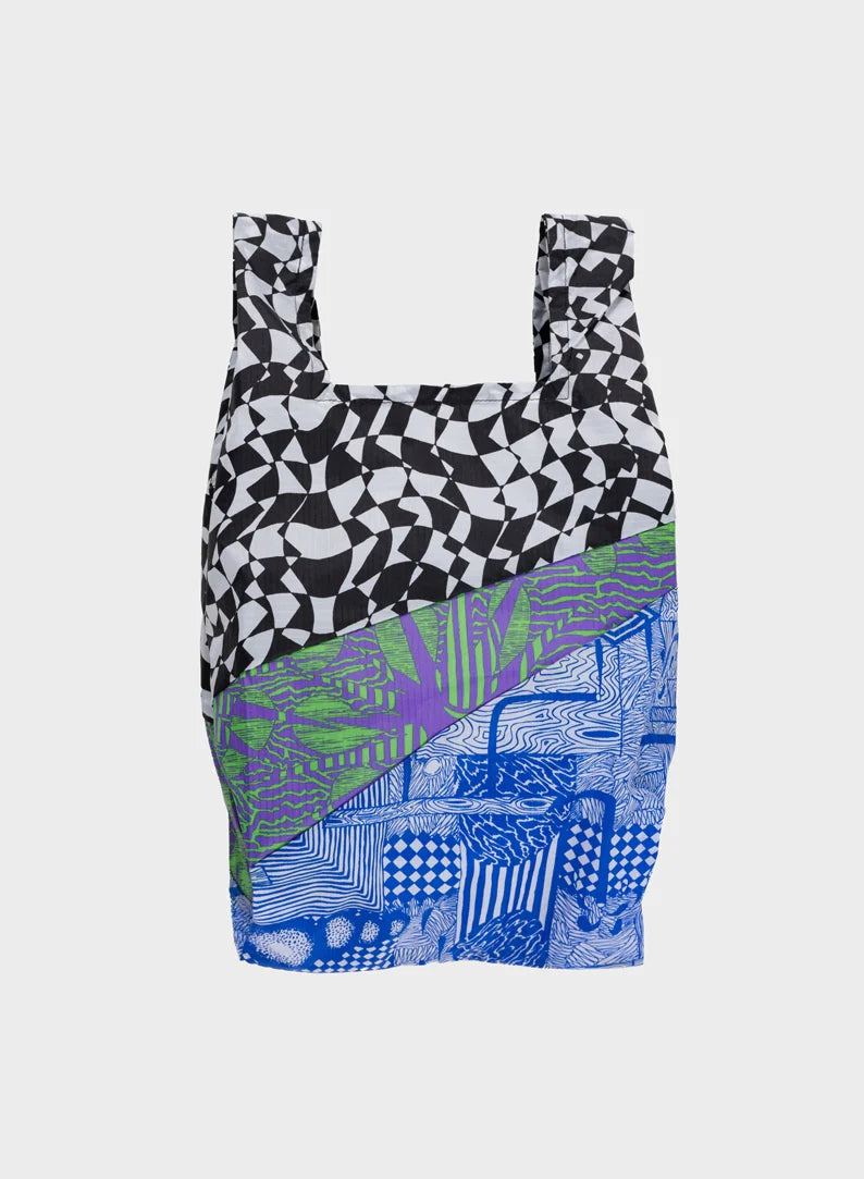 The New Shopping Bag - Terrazzo Taselaar Blue Medium