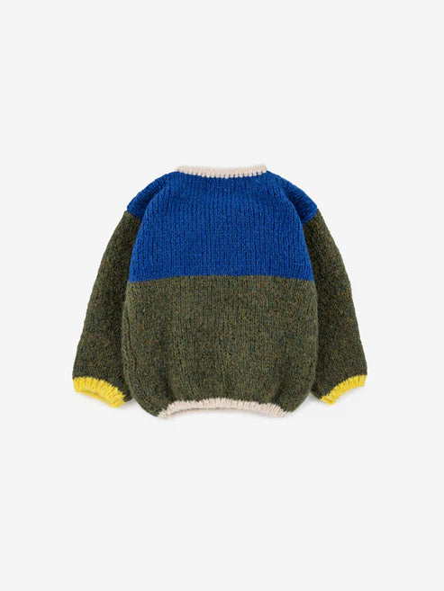 Baby Color Block Blue - Jumper