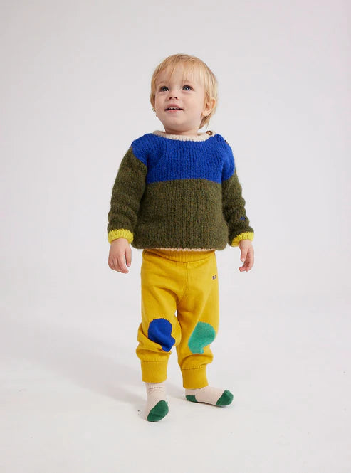 Baby Color Block Blue - Jumper