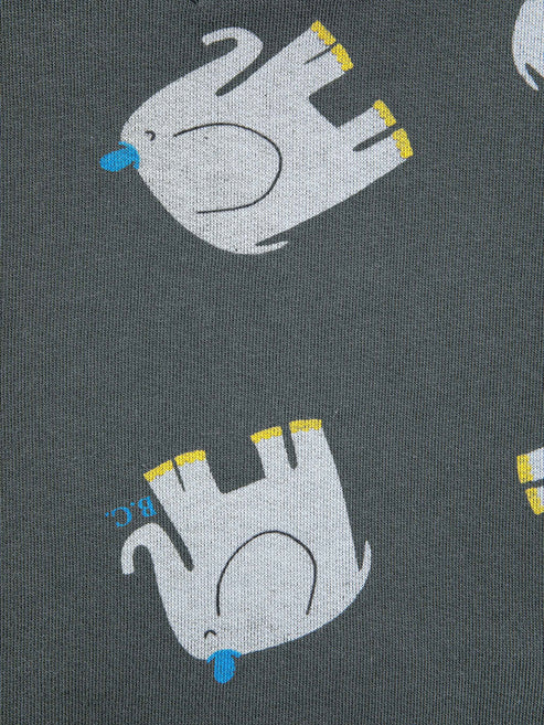 The Elephant All Over Zipped - Hoodie