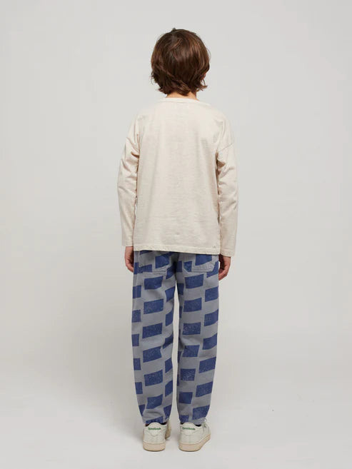 Checker All Over Denim - Pants