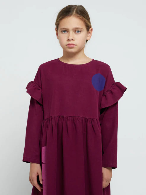 Geometric Shapes Ruffles - Dress