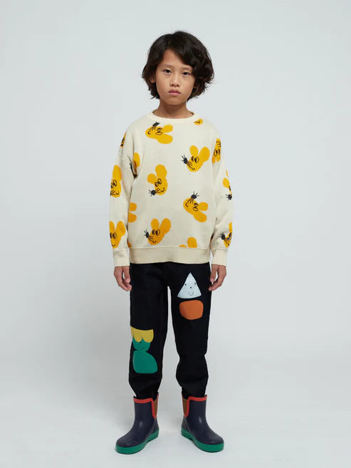 Mouse All Over Jacquard - Cotton Jumper