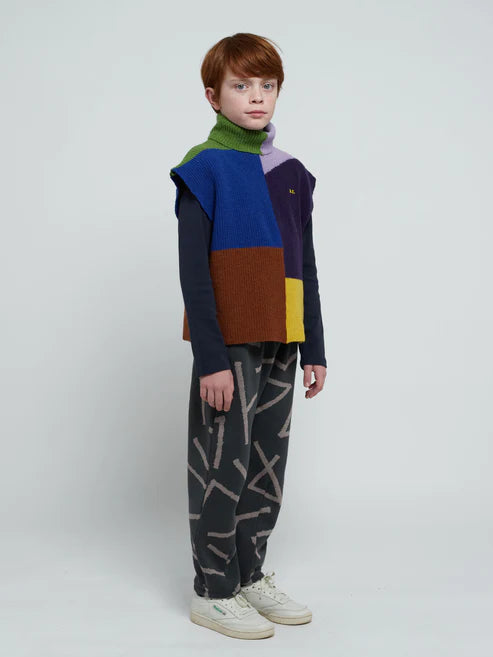 Multicolor Intarsia - Cotton Vest