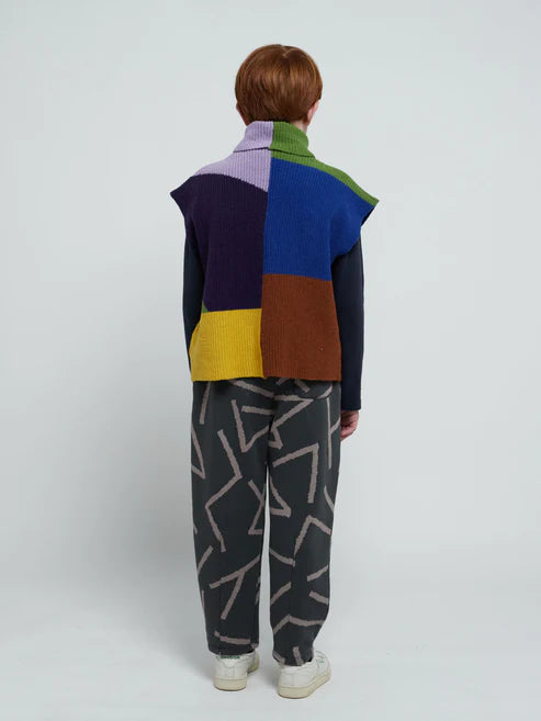 Multicolor Intarsia - Cotton Vest
