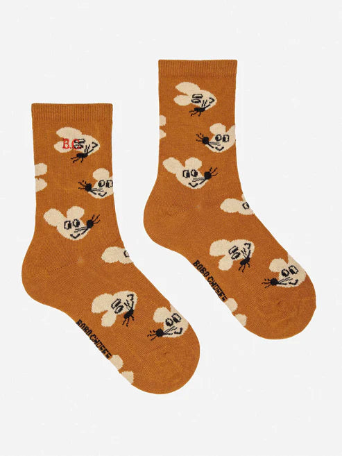 Mouse All Over Long Socks