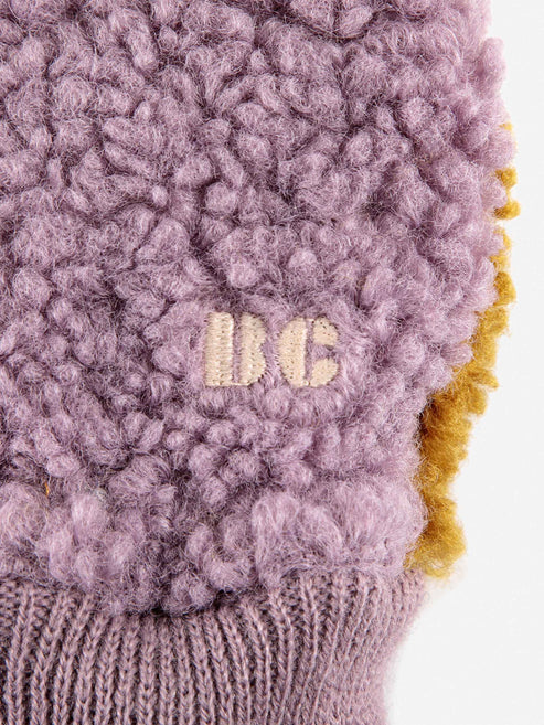 Sheepskin Color Block Lavender - Gloves