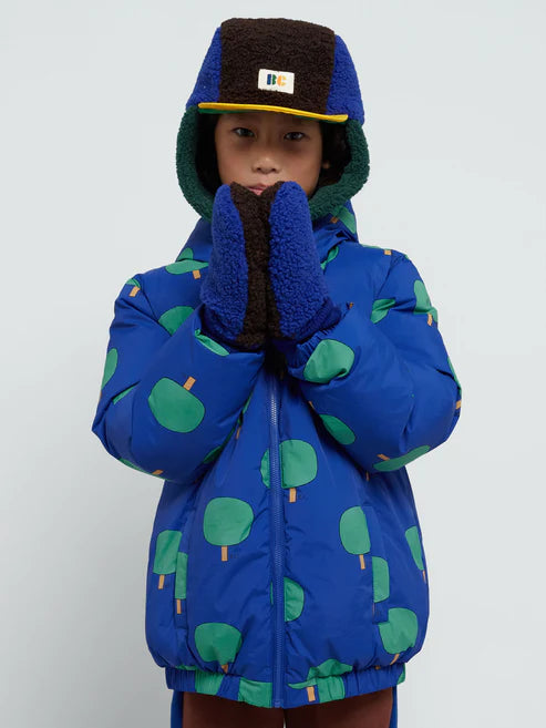 Sheepskin Color Block Blue - Gloves
