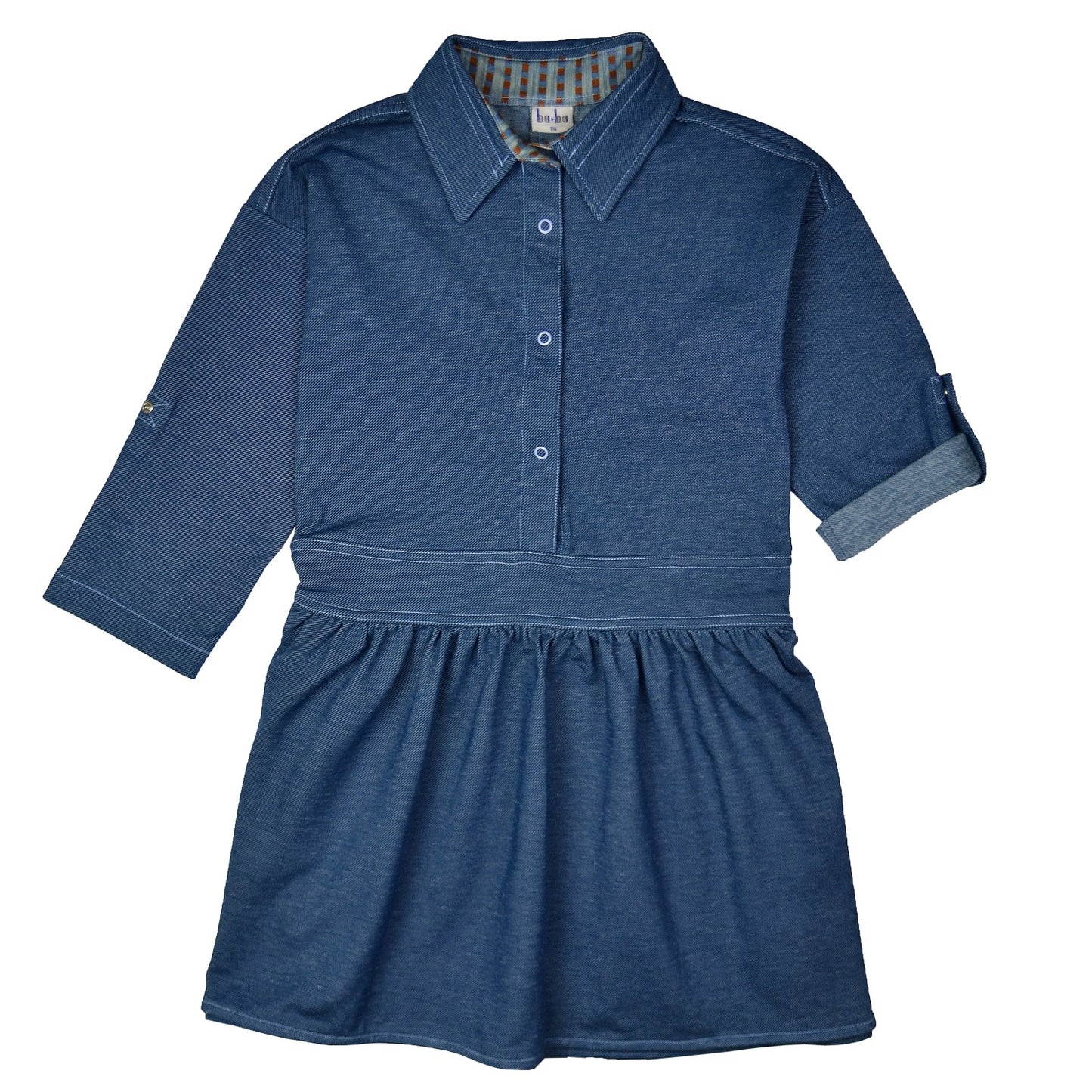 Geertje Dress - Punto Di Milano Blue