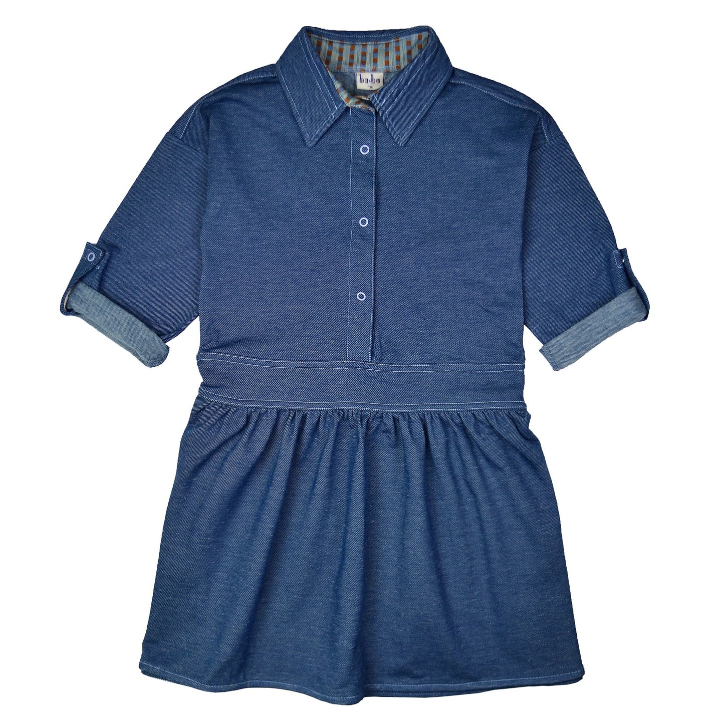 Geertje Dress - Punto Di Milano Blue