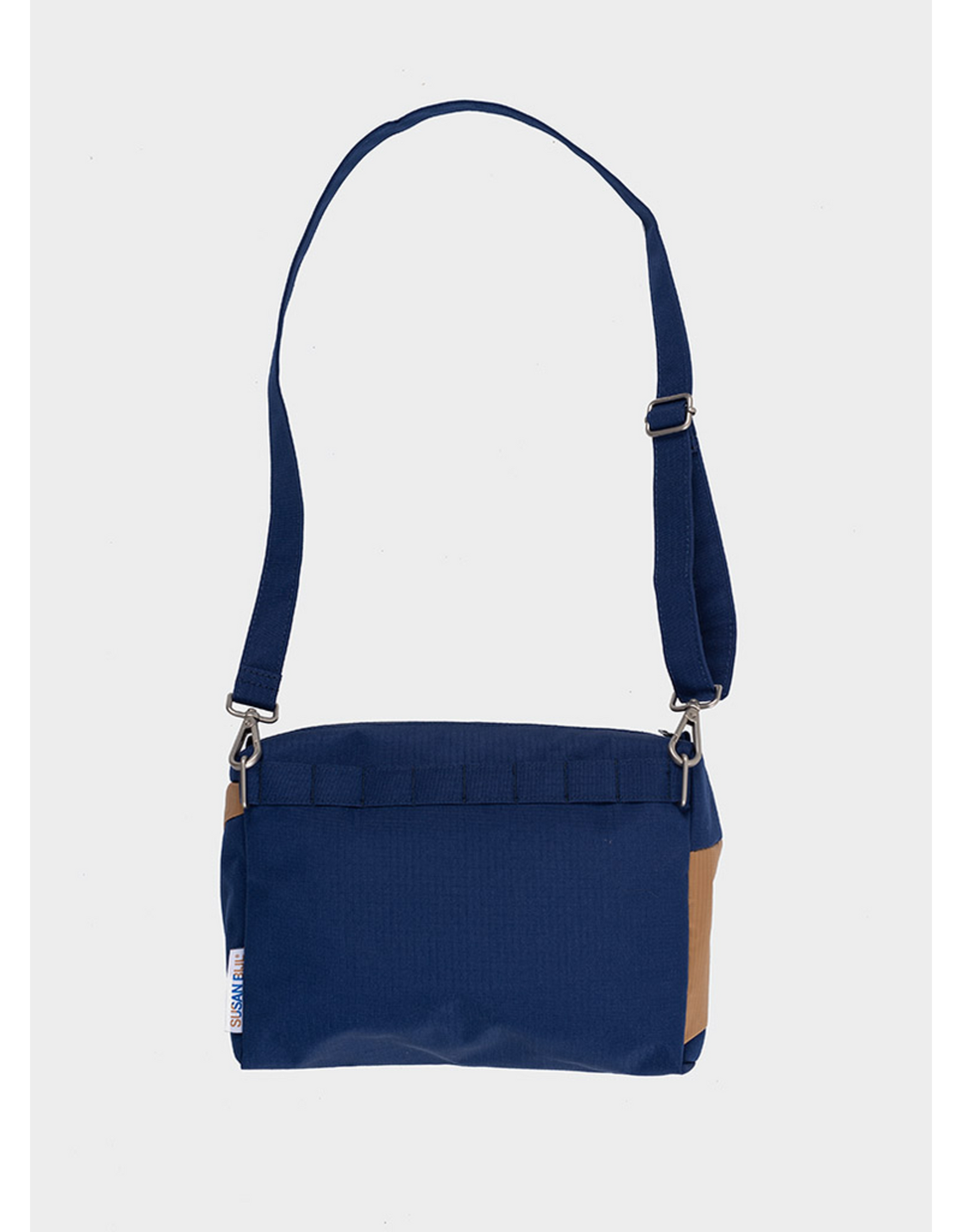 The New Bum Bag -Navy & Camel Medium